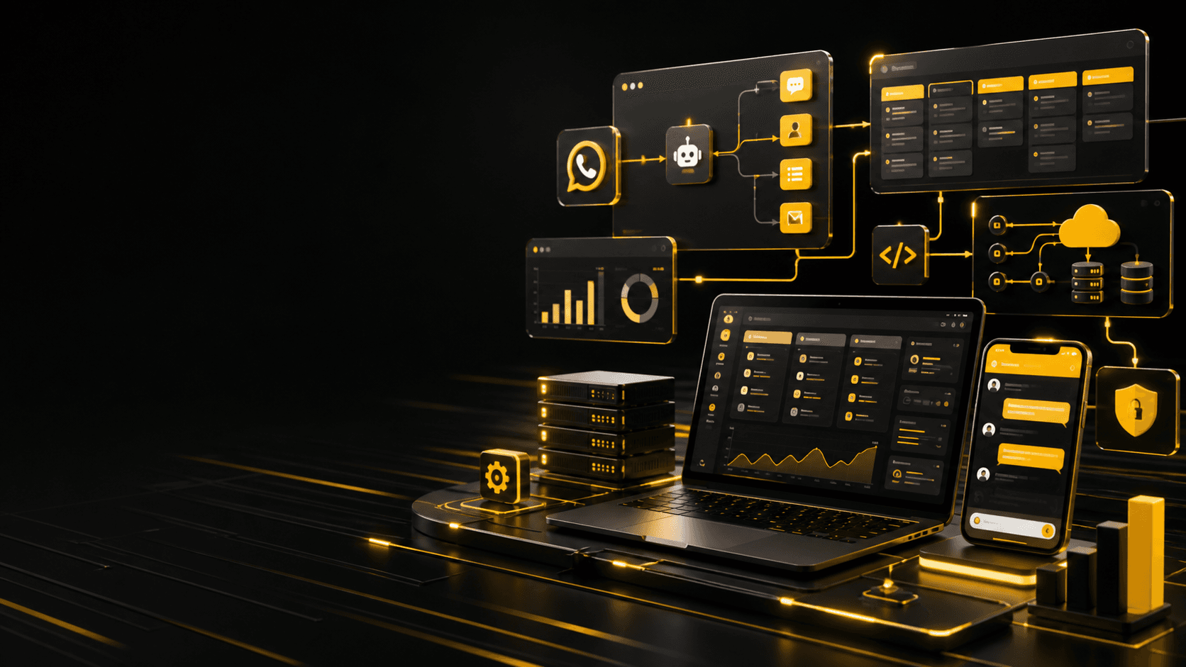 Visual pengembangan aplikasi dan sistem IT DHUB